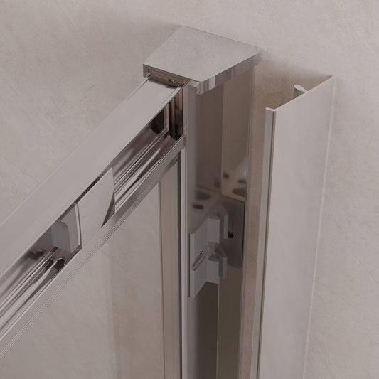 Astini Chrome 1900mm Enclosure Profile Cover 2 Pack