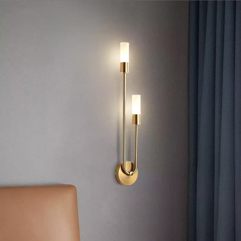 Spire Sleek LED Wall Light 12W Warm White Modern Metal G9 Bulb - Light My House