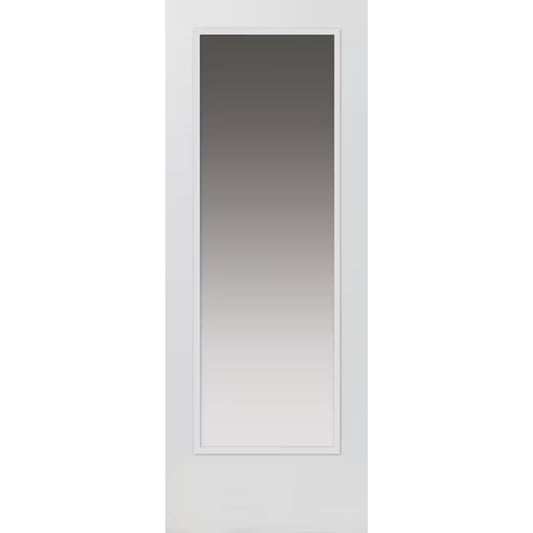 JB Kind Pattern 10 White Primed Glazed Internal Fire Door FD30 - All Sizes