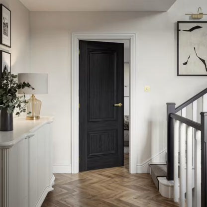 JB Kind Burghley Black Laminate Internal Door - All Sizes