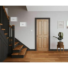 Load image into Gallery viewer, Victorian 4 Panel Oak Prefinished Internal Door - All Sizes
