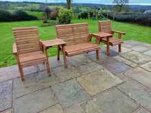 Load image into Gallery viewer, Churnet Valley 4 Seat Set 1 x 2 Seat Bench and 2 Chairs Straight Tray - Churnet Valley
