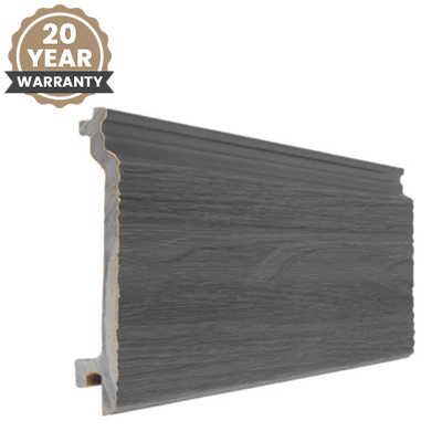 C-Clad Capped Composite Woodgrain Effect Cladding Board 21mm x 150mm x 3.6m - All Colours - C-Clad