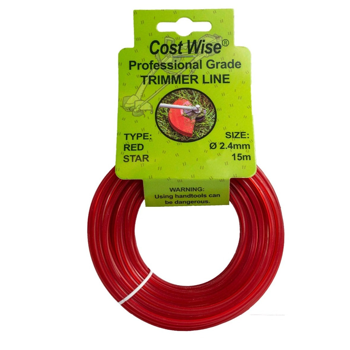 Strimmer Line Red Star 2.4mm x 15m - Best4Trade-Retail Garden tools & Accesories