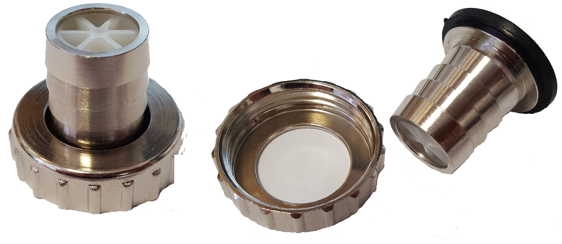 Tap Adaptor with 1" BSPF Inlet and 3/4" Barb Outlet Brass - Best4Trade-Retail Garden watering