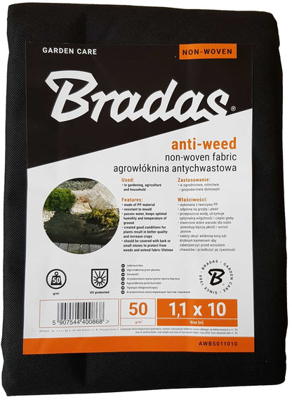 50g Non-Woven Weed Membrane 1.1m x 10m