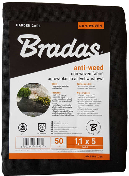 50g Non-Woven Weed Membrane 1.1m x 5m - Best4Trade-Retail Garden tools & Accesories