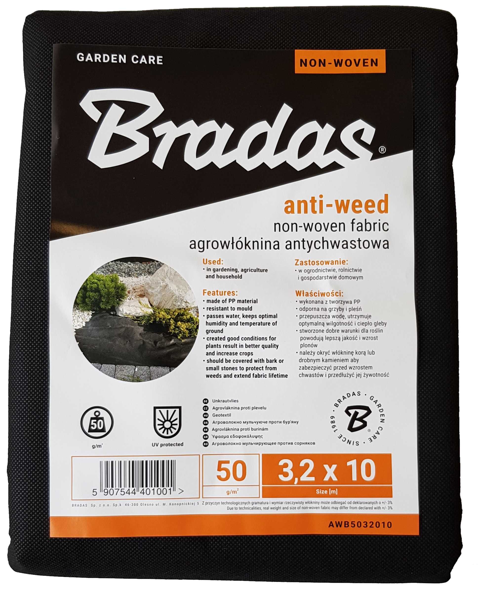 50g Non-Woven Weed Membrane 3.2m x 10m - Best4Trade-Retail Garden tools & Accesories