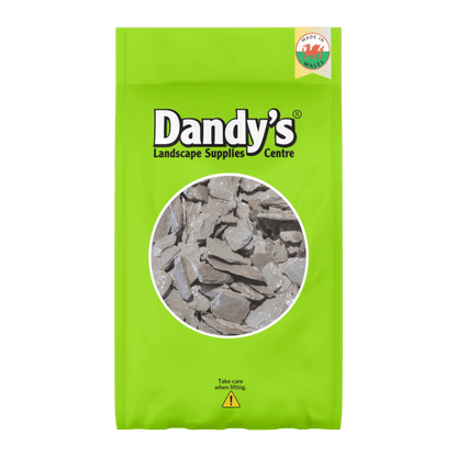 Welsh Blue Plum Crushed Slate Chippings 20mm - Dandy's Topsoil & Landscape Supplies Gravel, Slate & Aggregates