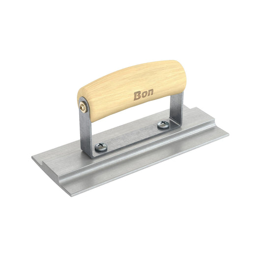 Bon Tool Formed Wall Magnesium Float - Wood Wave Handle - RHINOBUILD Bricklaying Tools