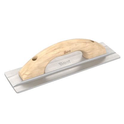 Bon Tool Extra Wide Magnesium Float - Wood Handle - RHINOBUILD Bricklaying Tools