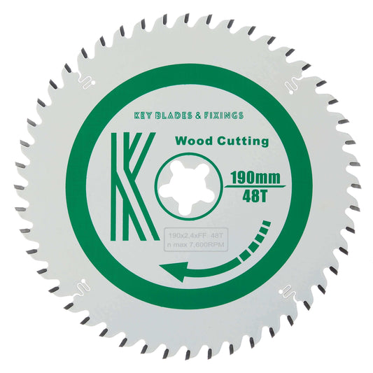 Circular Saw Blades 190mm X FF X 2.4mm 48 Tooth ATB CS50 - 2301