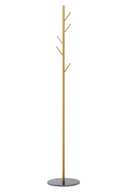Avento Gold And Black Coat Stand