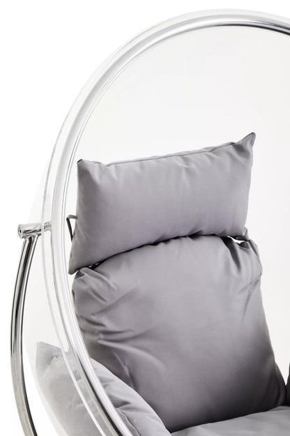 Goa Hanging Chair With Grey Cushions