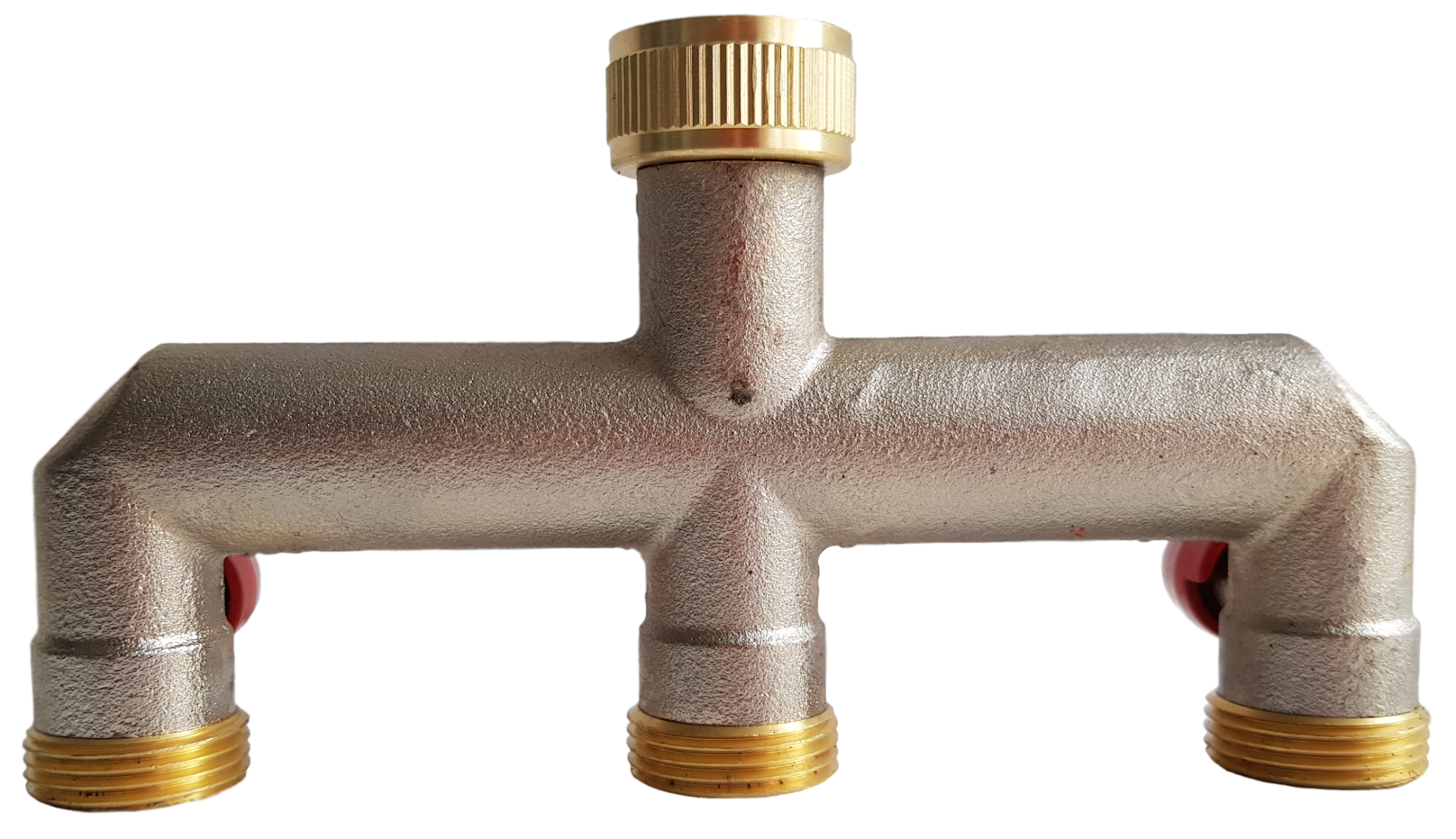 Three Way Tap Splitter Brass 3/4" BSP - Best4Trade-Retail Garden watering