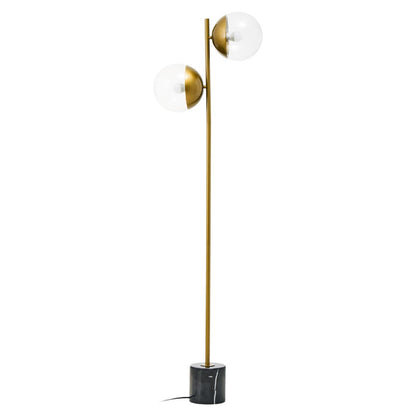 Revive Gold Finish Metal Floor Lamp