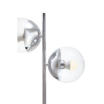 Revive Large Silver Finish Metal Table Lamp