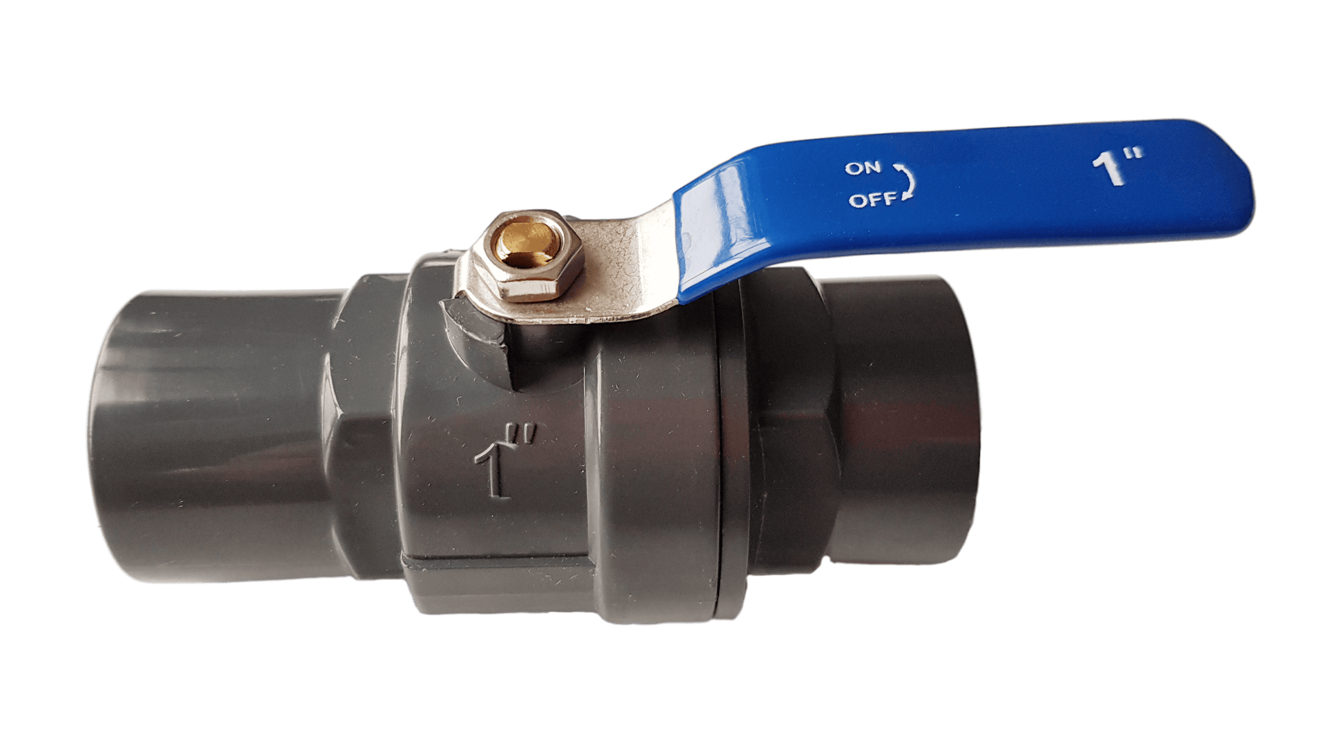 PP 1" BSPF Stopcock with Stainless Steel Ball Valve and Handle - Best4Trade-Retail Tech Hose & Fittings