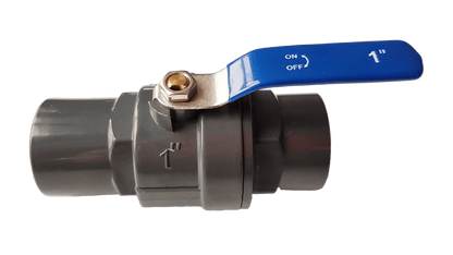 PP 1" BSPF Stopcock with Stainless Steel Ball Valve and Handle - Best4Trade-Retail Tech Hose & Fittings