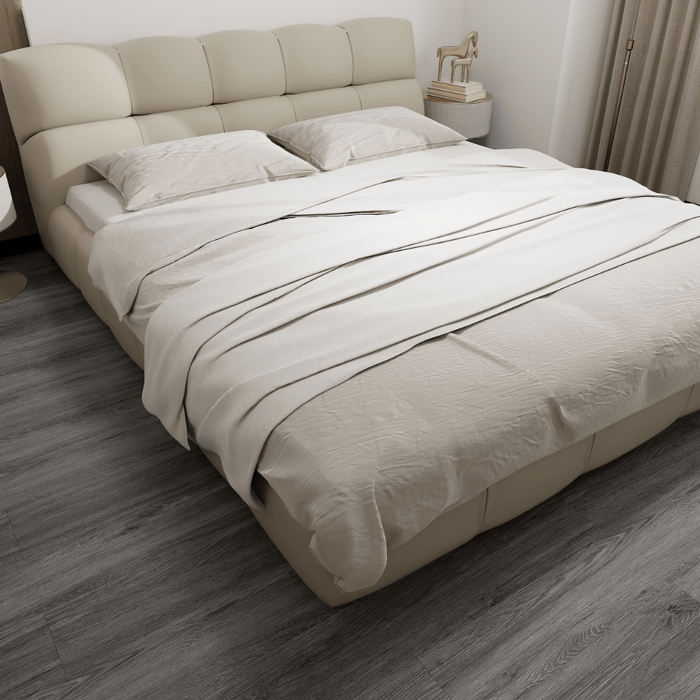 SPC Easy Click Flooring with Built-in Underlay - Slate Grey (Pack of 10 - 2.196m2) - Radmat