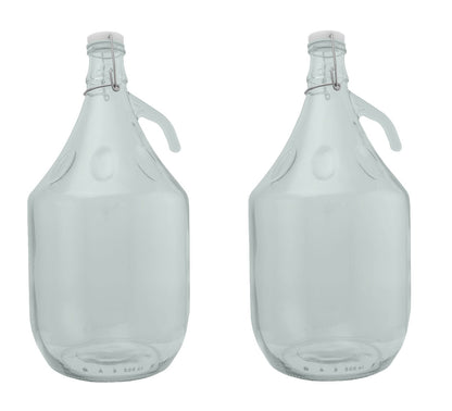 Glass Demijohn 5L 6 Pack Swing Top Cap