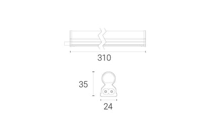 4lite High Performance 310mm 3K LED Undercabinet Linklight
