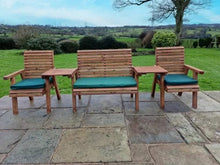 Load image into Gallery viewer, Churnet Valley 4 Seat Set 1 x 2 Seat Bench and 2 Chairs Straight Tray - Churnet Valley
