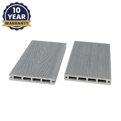 DDecks DuroD3 Composite Reversible Decking Board (Hollow) 145mm x 21mm x 3.6m - All Colours - DDecks