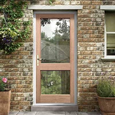2XGG Hardwood M&T 2 Unglazed Light Panels External Door - 1981mm x 838mm - LPD Doors