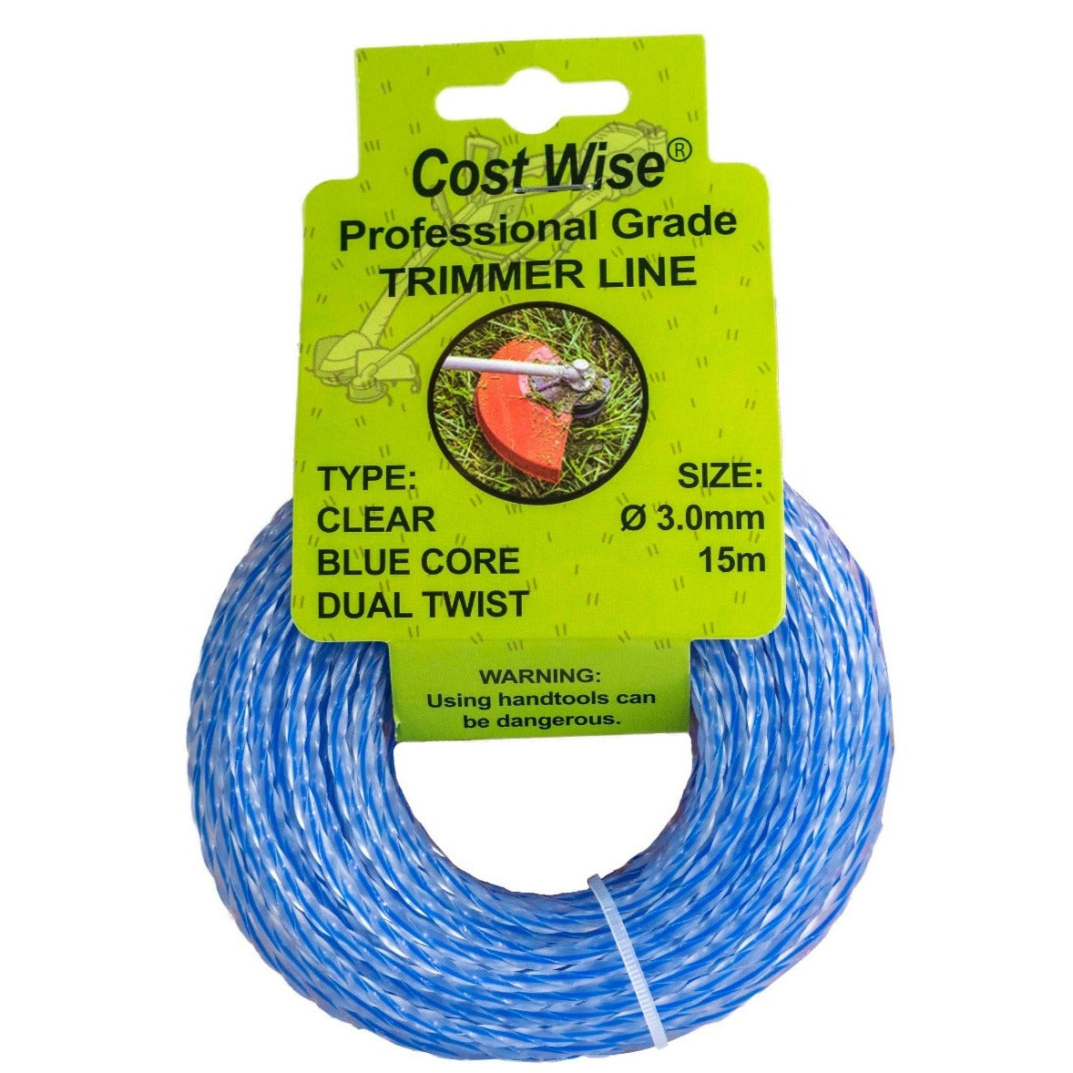 Strimmer Line Dual Blue Twist 3mm x 15m - Best4Trade-Retail Garden tools & Accesories