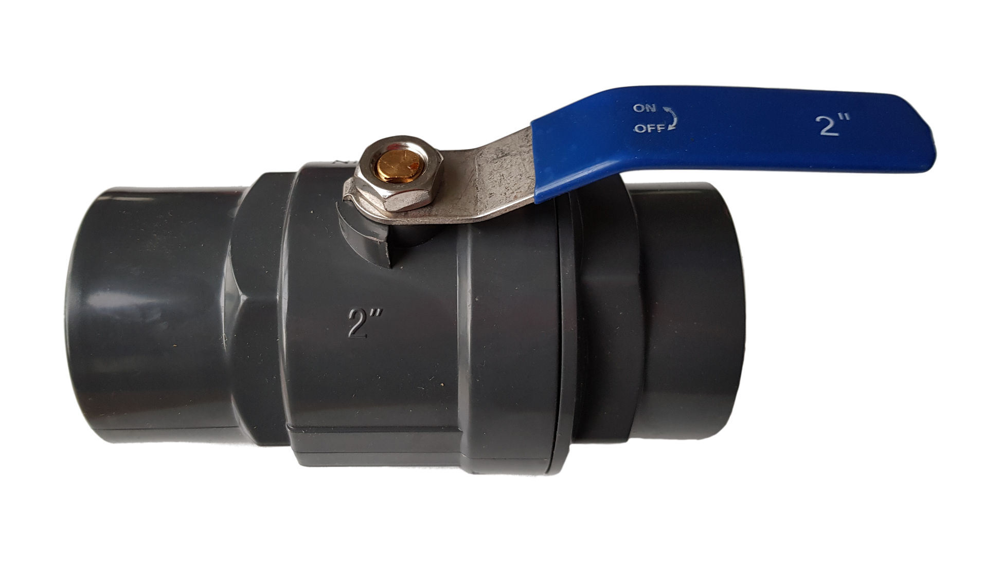 PP 2" BSPF Stopcock with Stainless Steel Ball Valve and Handle - Best4Trade-Retail Tech Hose & Fittings