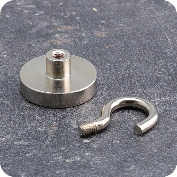 Neodymium N38 Hook Pot Magnet 32mm - Magnets Direct Listing