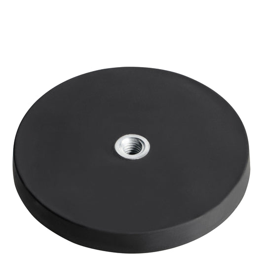 Rubber Coated Neodymium Magnet with Internal Thread - 66 mm - Magnets Direct Listing