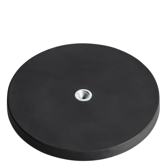 Rubber Coated Neodymium Magnet with Internal Thread - 88 mm - Magnets Direct Listing