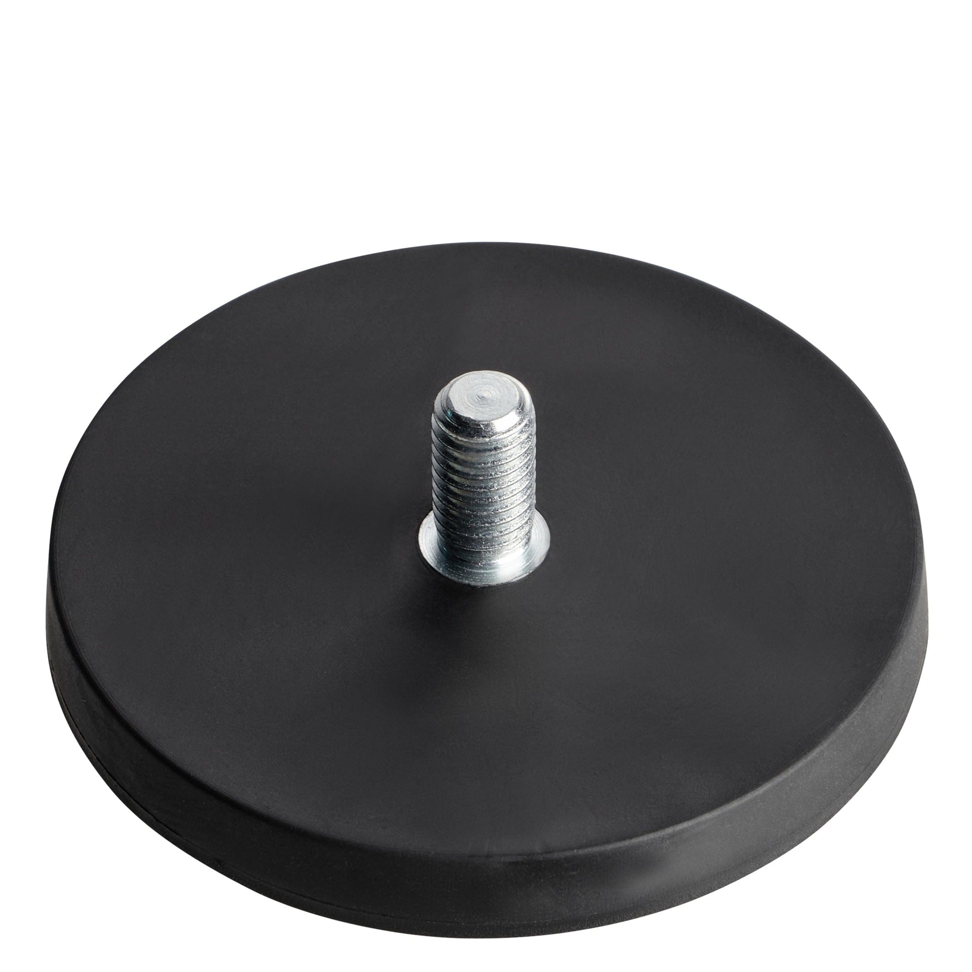 Rubber Coated Neodymium Magnet with Male Threaded Stud - 66 mm - Magnets Direct Listing
