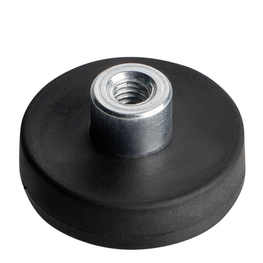 Rubber Coated Neodymium Magnet with Threaded Socket - 22 mm - Magnets Direct Listing