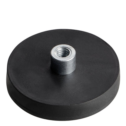 Rubber Coated Neodymium Magnet with Threaded Socket - 31 mm - Magnets Direct Listing
