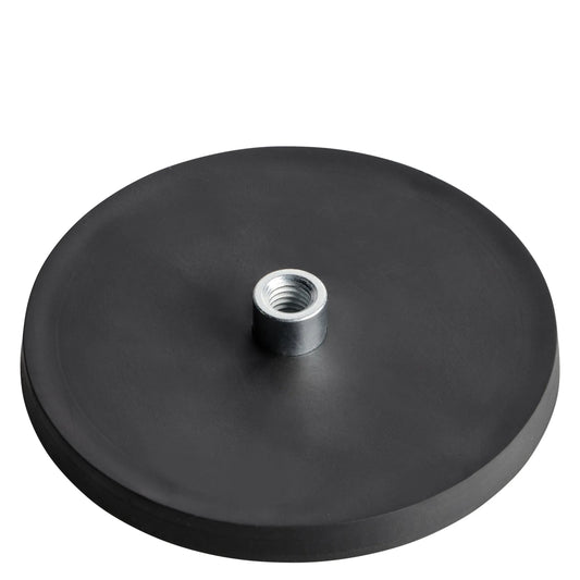 Rubber Coated Neodymium Magnet with Threaded Socket - 88 mm - Magnets Direct Listing