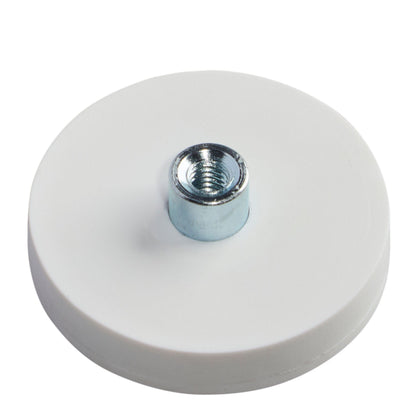 Rubber Coated Neodymium Magnet with Threaded Socket - 31 mm - Magnets Direct Listing
