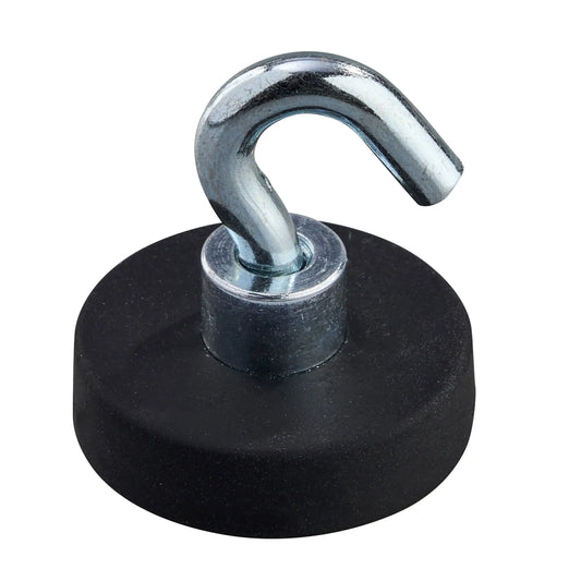 Rubber Coated Neodymium Magnet with Hook - 22 mm - Magnets Direct Listing