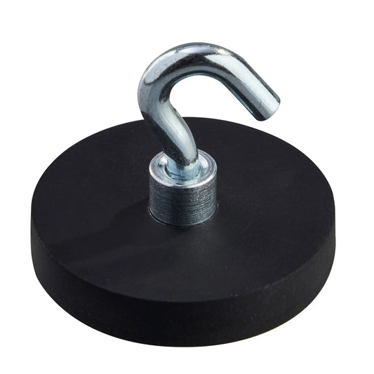 Rubber Coated Neodymium Magnet with Hook - 31 mm - Magnets Direct Listing