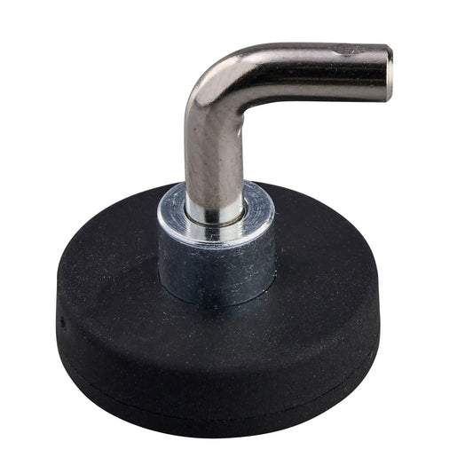 Rubber Coated Neodymium Magnet with L Hook - 22 mm - Magnets Direct Listing