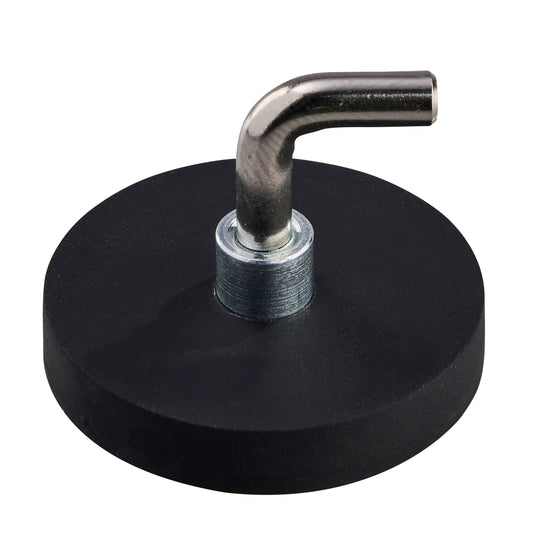 Rubber Coated Neodymium Magnet with L Hook - 31 mm - Magnets Direct Listing