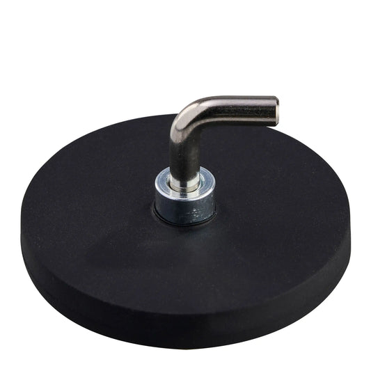 Rubber Coated Neodymium Magnet with L Hook - 43 mm - Magnets Direct Listing