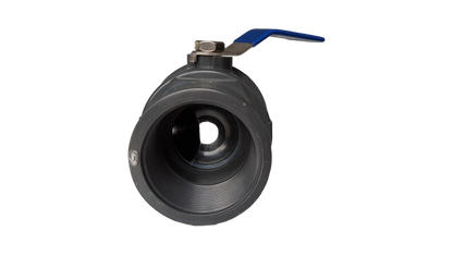 PP 3/4" BSPF Stopcock with Stainless Steel Ball Valve and Handle