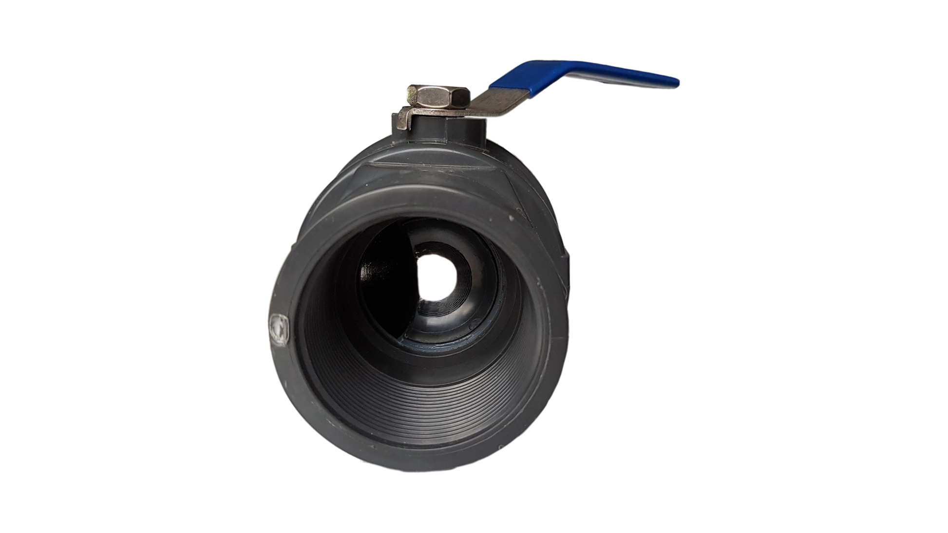 PP 1.25" BSPF Stopcock with Stainless Steel Ball Valve and Handle - Best4Trade-Retail Tech Hose & Fittings
