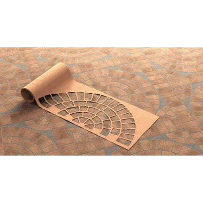 Bon Tool Paper Stencils for Decorative Concrete - RHINOBUILD Bricklaying Tools
