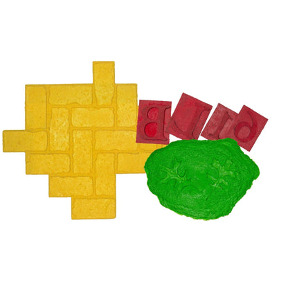 Bon Tool Antique Brick Herringbone Urethane Mat - RHINOBUILD Bricklaying Tools