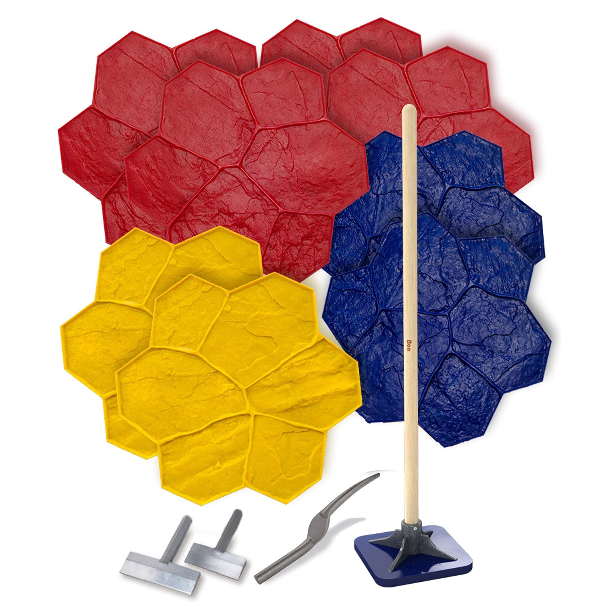 Texturing Kit Bon Tool Random Stone Concrete Texturing Kit (32-842) – Build4less