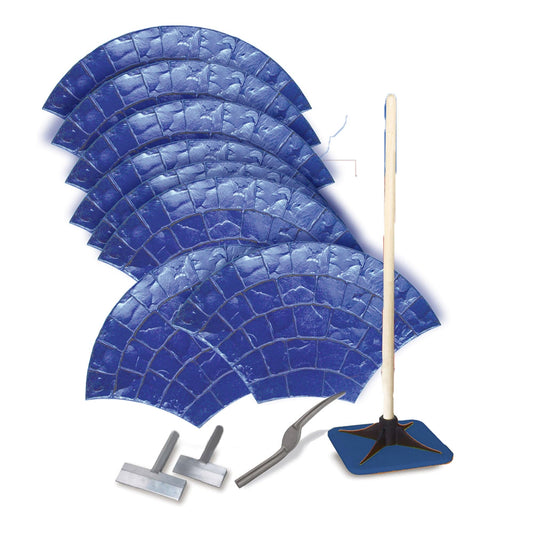 Bon Tool European Fan Cobblestone Concrete Texturing Kit (32-843) - RHINOBUILD Bricklaying Tools